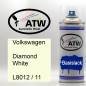 Preview: Volkswagen, Diamond White, L8012 / 11: 400ml Sprühdose, von ATW Autoteile West.